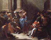 Bernardo Cavallino Christ Driving the Traders from the Temple oil painting artist